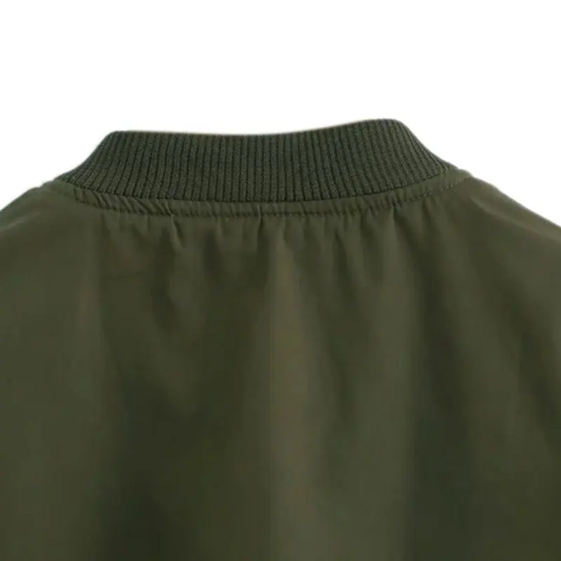 Женское пальто армейское зеленое с нашивками|jacket coat|army green bomber jacketwomen coat |