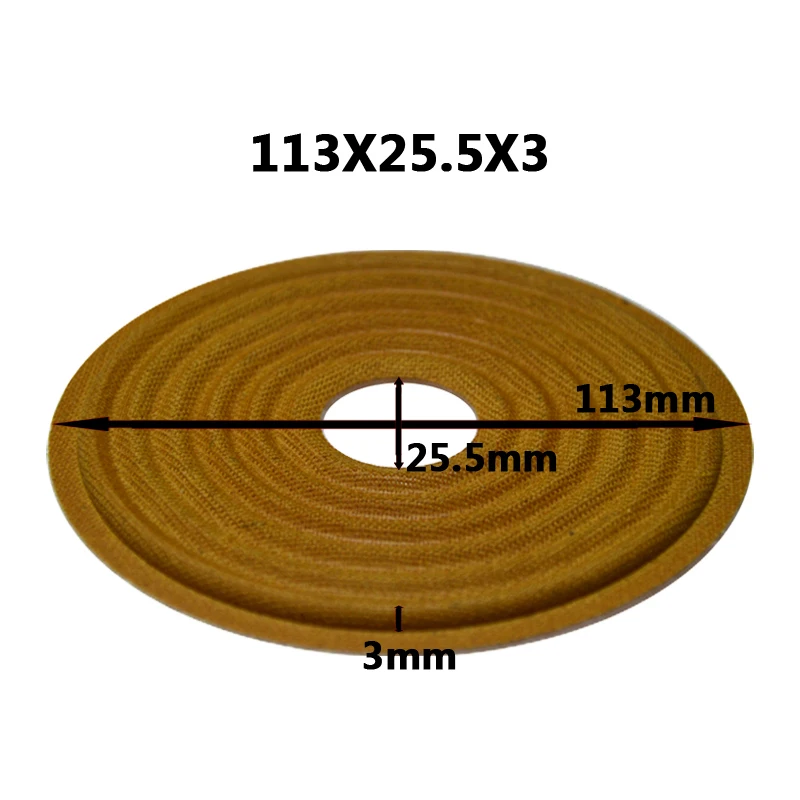 2 шт. 113x25.5/115x25.5/115x35 5 мм эластичный волновой громкий динамик сабвуфер ремонт