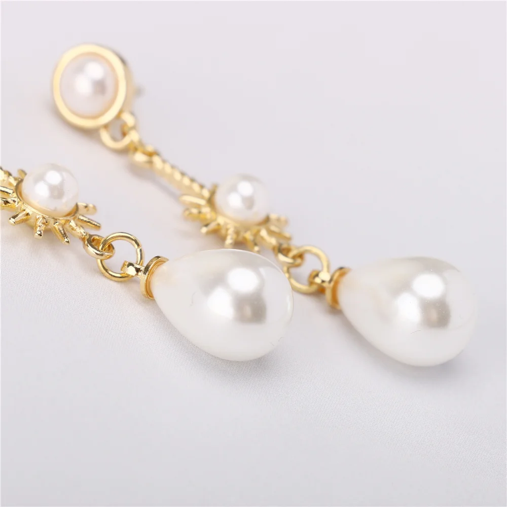 YULUCH 2018 Simple Elegant Popular Personality Woman Aesthetic Pearl Long Pendant Jewelry Earrings Accessories Gift | Украшения и