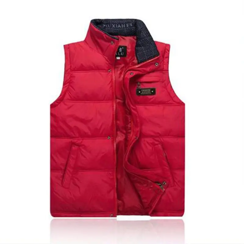 

Brieuce 2018 Brand Men's Vest Jacket Coat Sleeveless Vests Homme Winter Casual Male Plus size 4XL Warm Jacket Vest Men Waistcoat