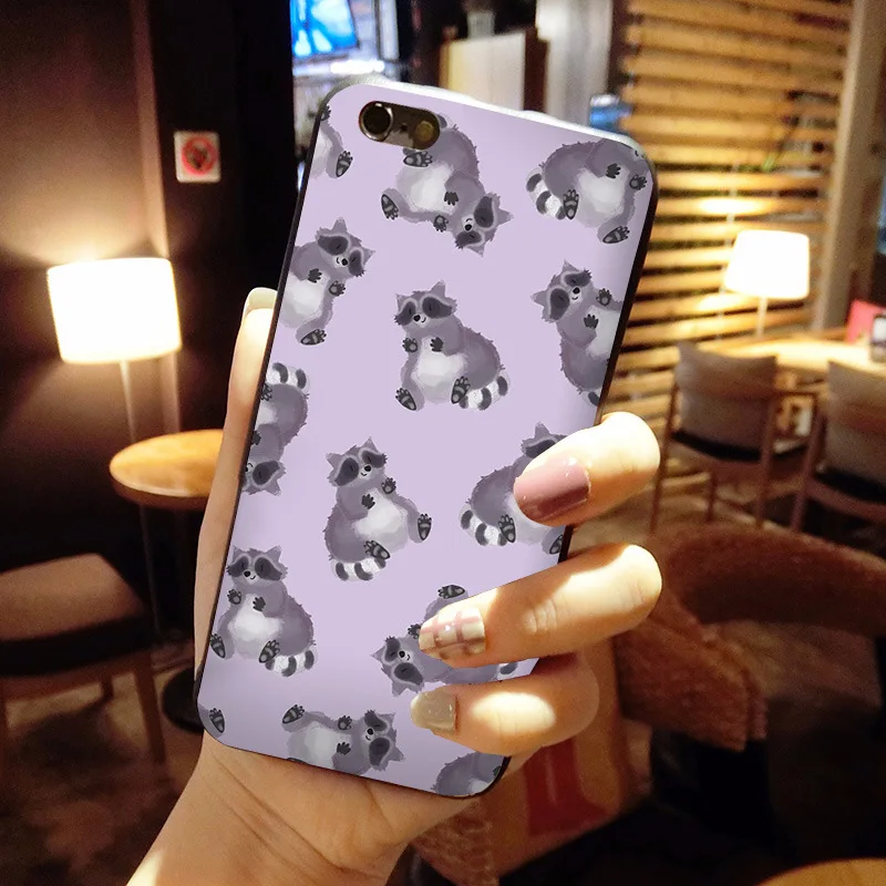 Чехол MaiYaCa с изображением животных енота для iPhone 6 plus, чехол для телефона для Apple iPhone 8, 7, 6, 6S Plus, X, 5, 5S, SE, 5C, 10, чехол