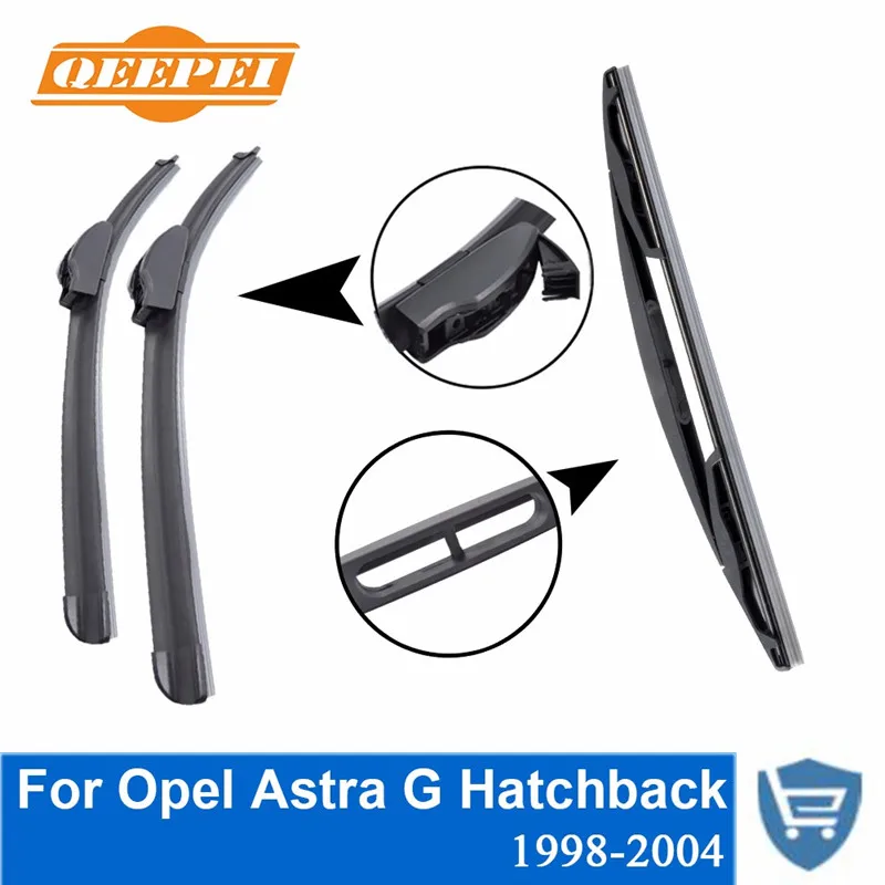 QEEPEI Передняя и задняя Щетка стеклоочистителя Без Рычага для Opel Astra G хэтчбек 1998 2004