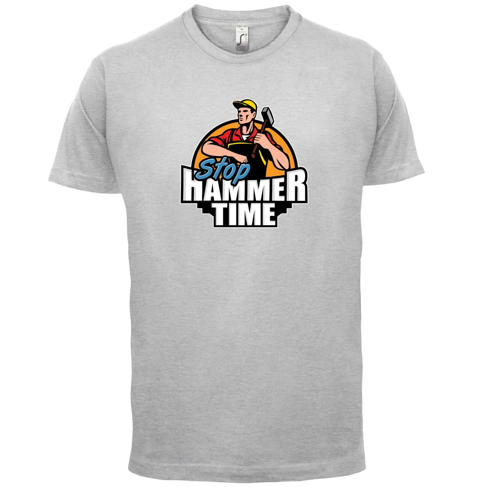 Stop Hammer Time Мужская футболка DIY/Builder/tradesmanmanmans уникальная хлопковая с короткими