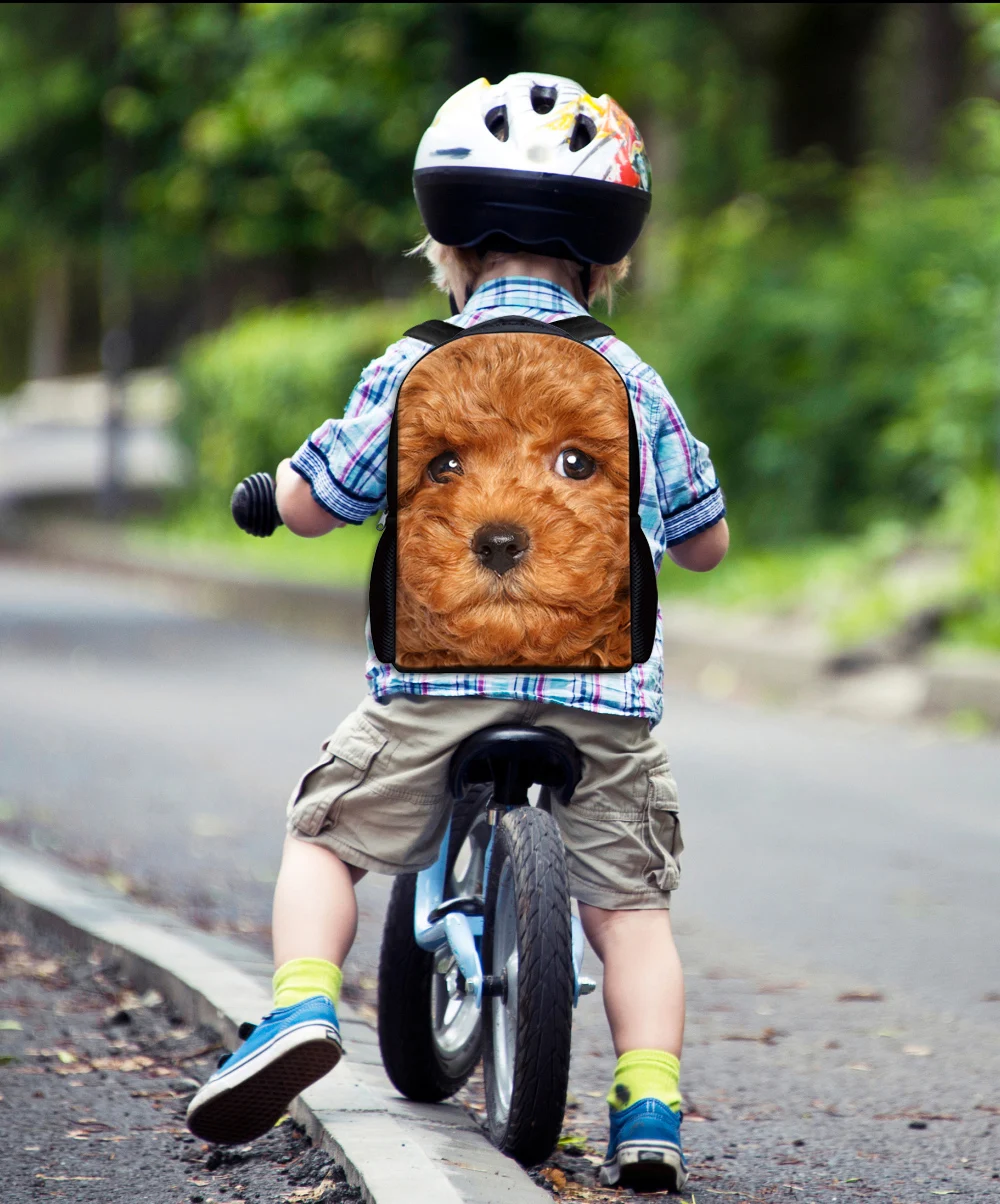

2019 dog prints schoolbags for kids,backpacks for children back packs mini book bags kindergarten for girls and boys school bag