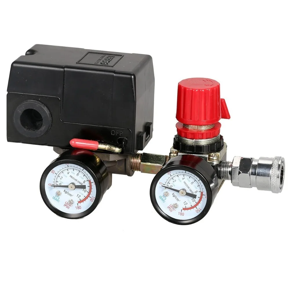 90 120PSI воздушный компрессор Переключатель Давления Коллектор быстрого