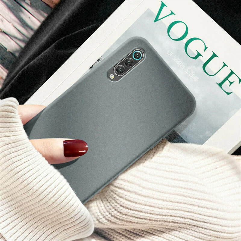 Gray Ультратонкий матовый чехол для телефона для Xiaomi mi A3 A2 9 9SE 9T 9 Lite рro мягкая накладка на заднюю панель из силикона для Red mi Note 7, 8, 8T 10 5 8A 7A K20 - Цвет: Gray