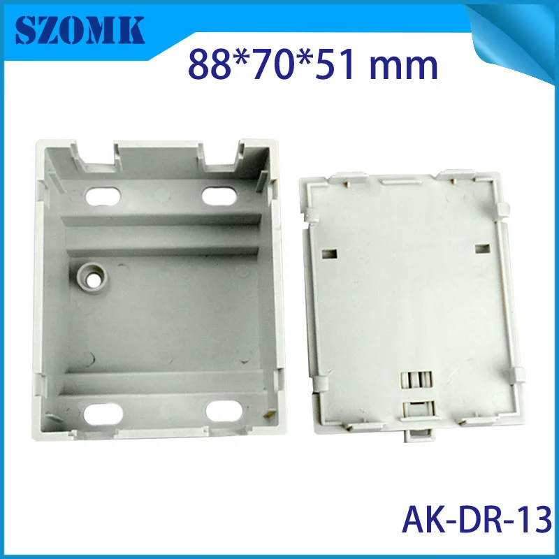 Пластиковый корпус проекционный распределительная коробка на din-рейку (1 шт.) 88*70*51