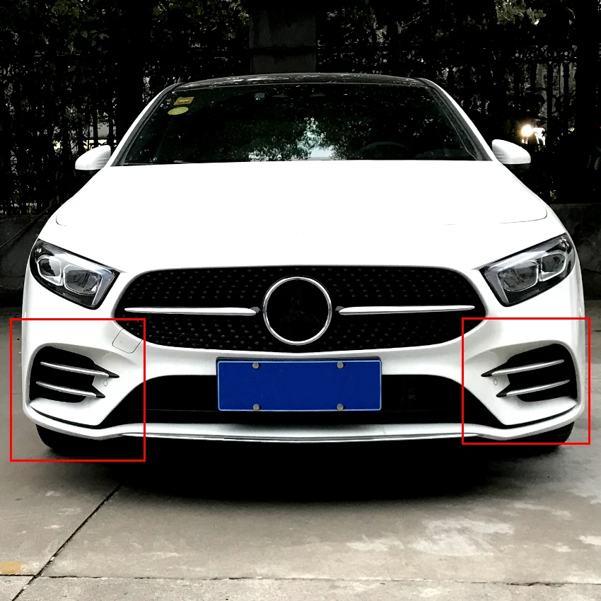 Хромированные наклейки из АБС-пластика для Mercedes Benz A Class W177 A180 A200 Sports Line |