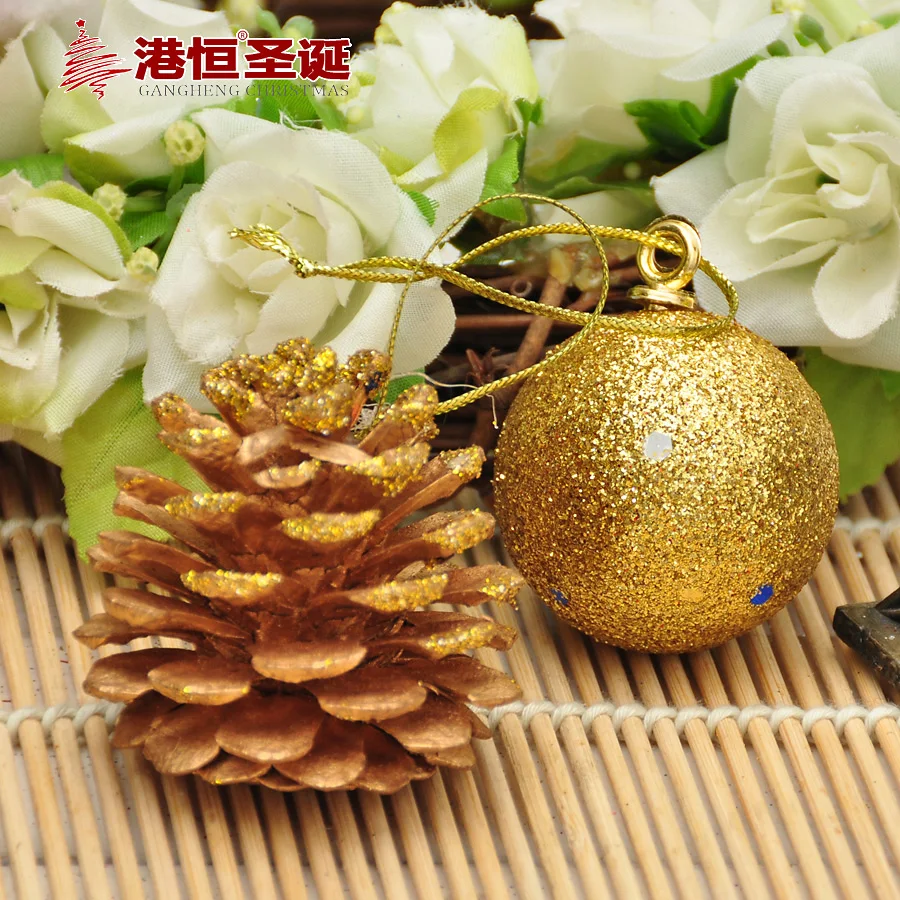 2016 новый Новогодние Елочные Украшения Рождество Висит орнамент кленовый лист