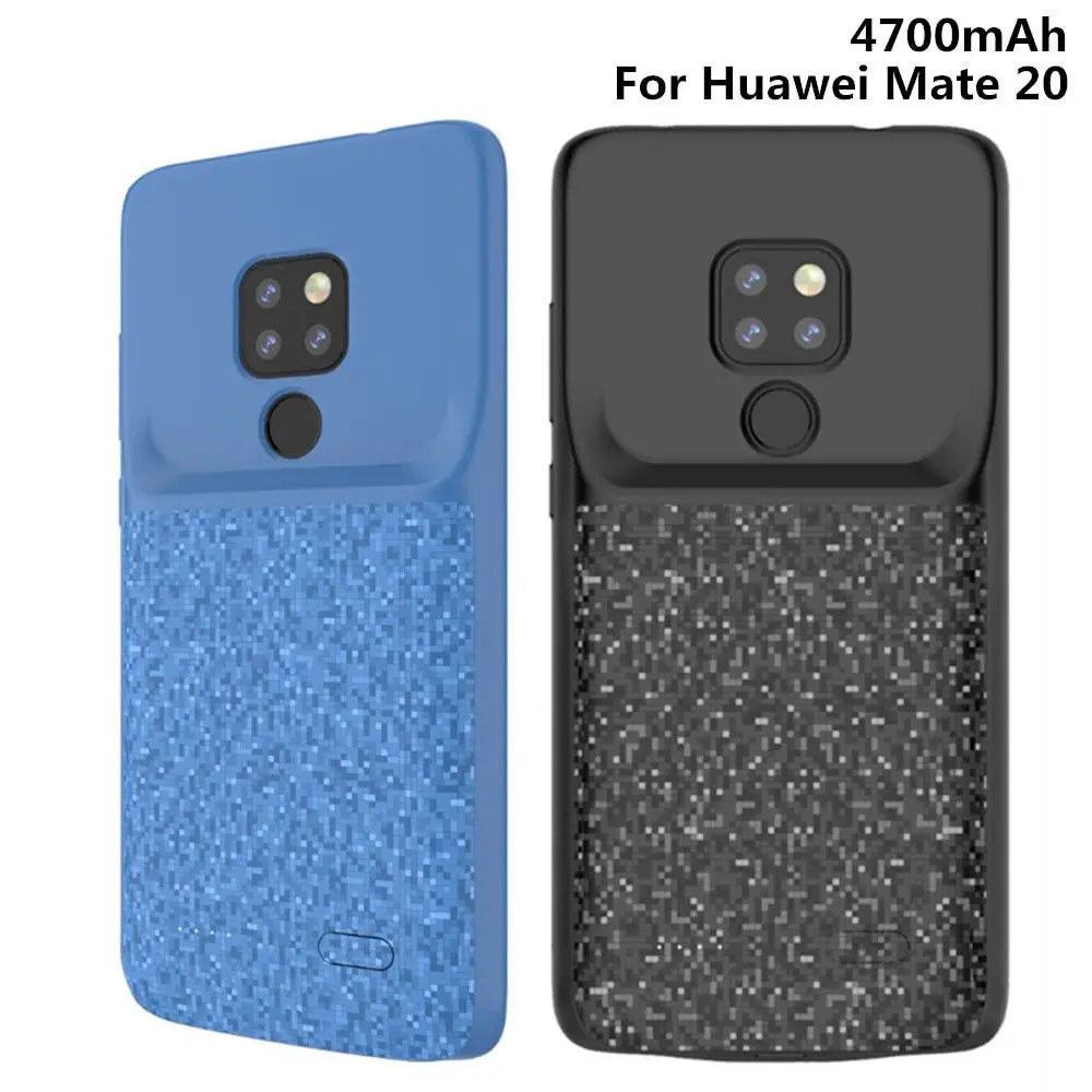 4700 мАч батарея для HUAWEI Mate 20Pro внешний аккумулятор зарядное устройство TPU рамка