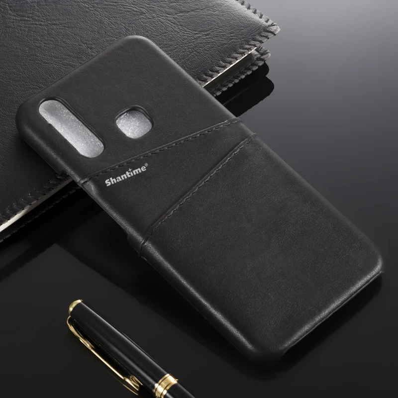 Обложка на заднюю панель из искусственной кожи для Vivo Y17 чехол для телефона для Vivo Y12 чехол с отделением для визиток