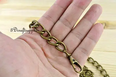 Металлическая цепочка на плечо поперечный ремешок цепь из латуни 106 см Z32 | Багаж и