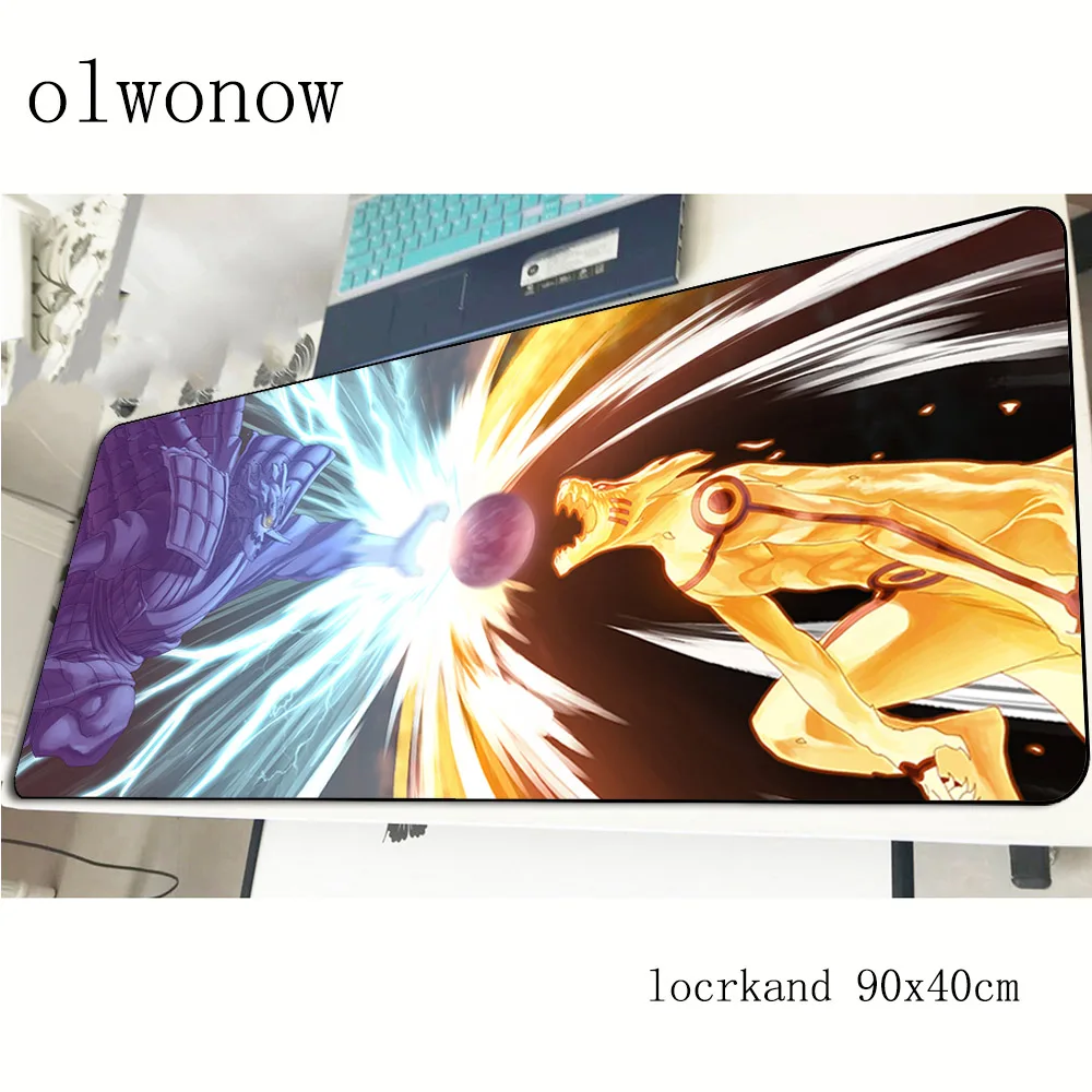 Коврик для мыши Наруто 90x40 см, самый дешевый игровой коврик для мыши, геймерский коврик, HD принт, игровой стол, компьютерная клавиатура, большие игровые коврики