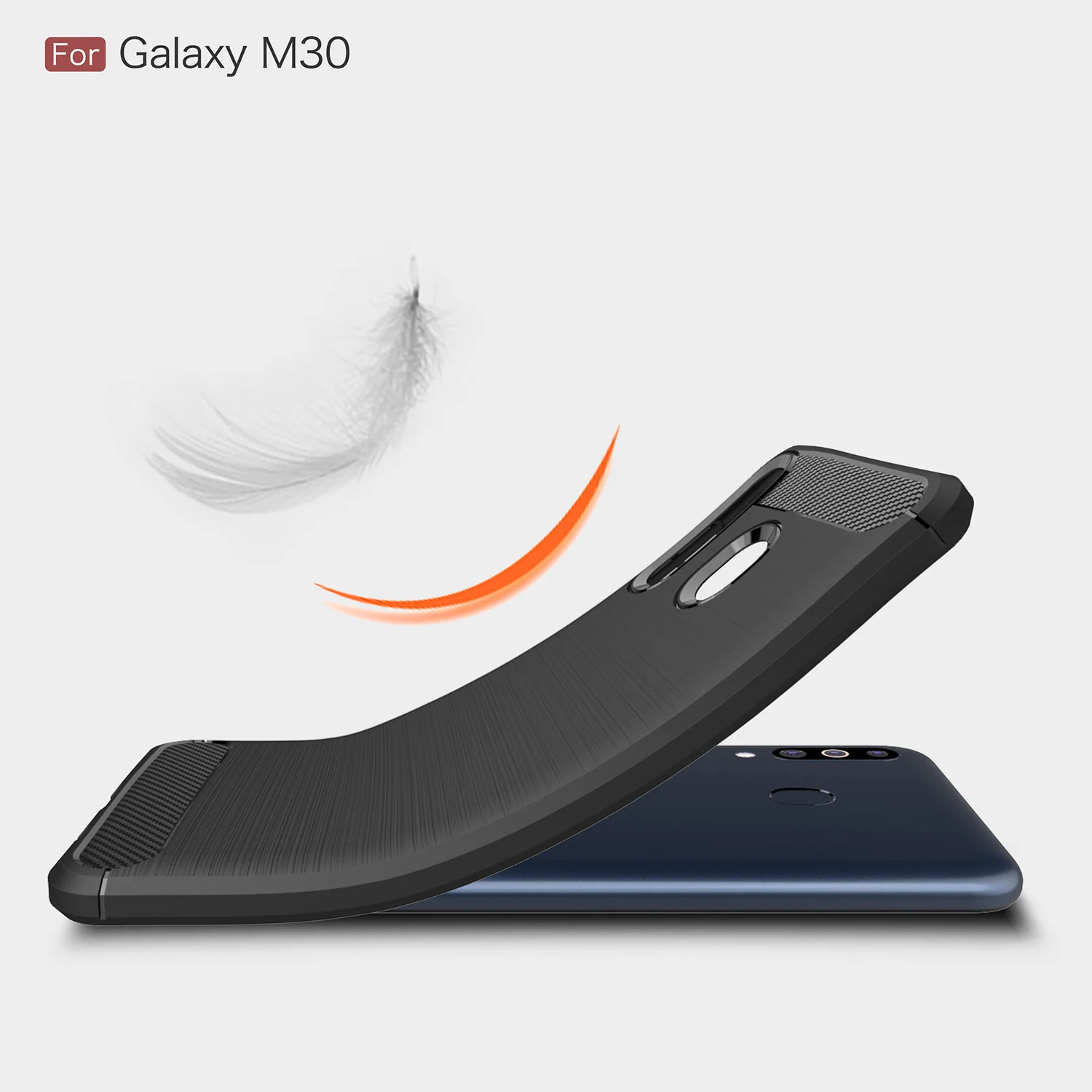 Чехол для Samsung Galaxy M20 M10 M30 силиконовый чехол из ТПУ Ультратонкий Мягкий матовый