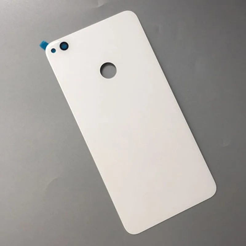 Модные задние Корпус для Huawei P8 lite /p9 lite Батарея крышка отражение Стекло задняя дверь Replcement клей Стикеры - Цвет: Белый