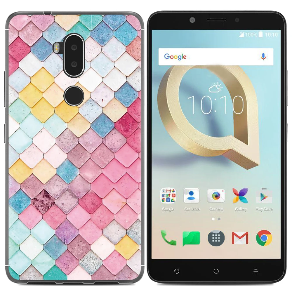 Чехол для телефона Alcatel Idol A7 5 дюйма высококачественный мягкий чехол из ТПУ с