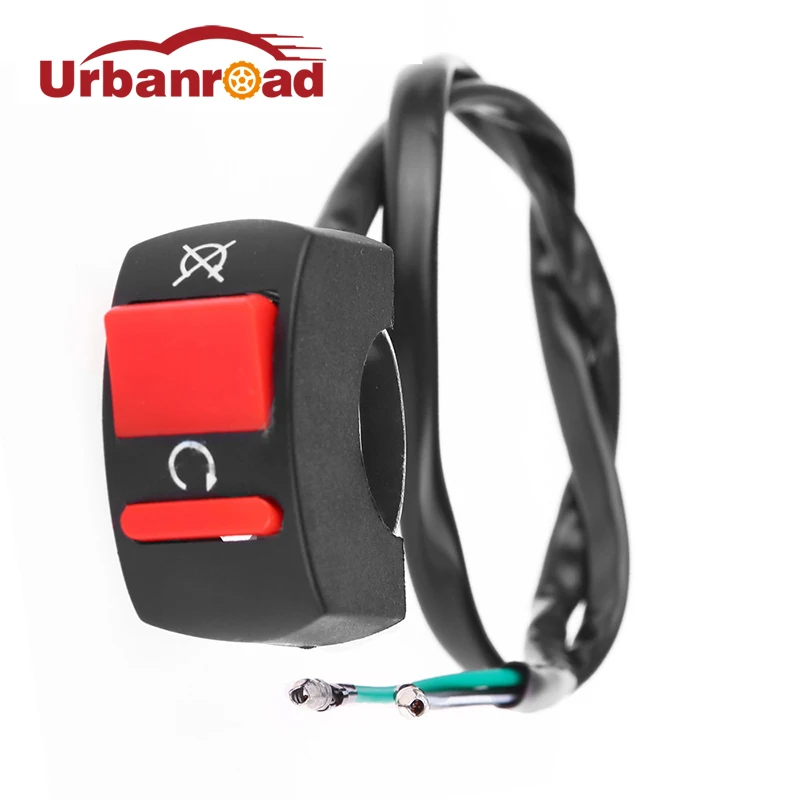 Urbanroad 10 шт. Универсальный мотоциклетный светильник переключатель руль