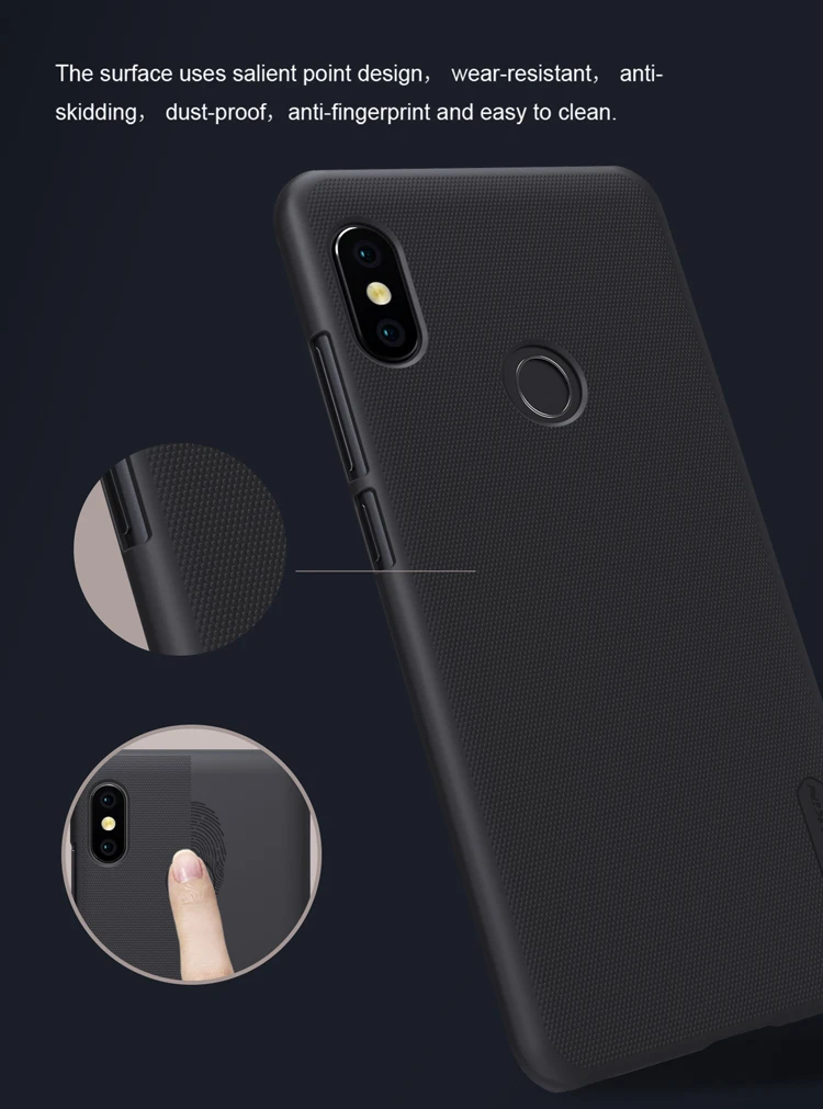 Nillkin for Xiaomi Redmi Note 5 Pro Case Cover Hard PC Matte Phone Back 5Pro Protective Shield Shockproof |