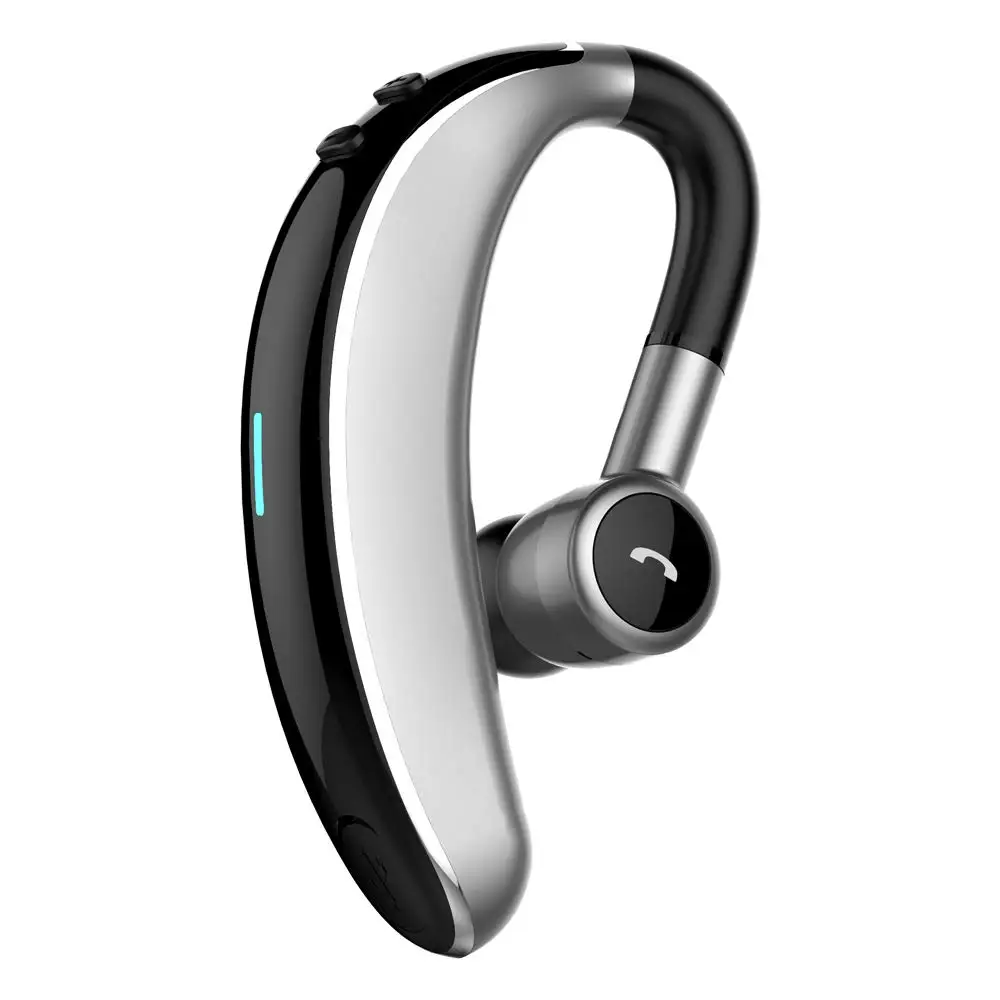 Серый Bluetooth 5,0, гарнитура, беспроводные наушники с микрофоном, 20 часов, время разговора, громкая связь, вождение, спорт, для iPhone, huawei, xiaomi - Цвет: Серый