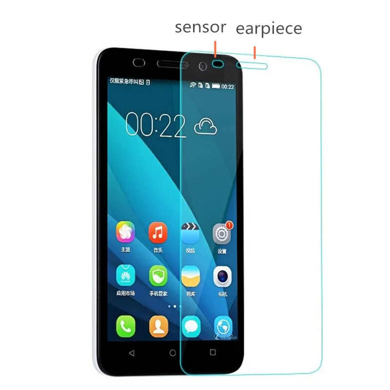 2 шт. закаленное стекло для HUAWEI honor 4X CHE-TL00 Che2 защитный экран 5 дюймов чехол