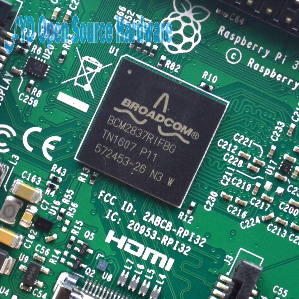 Raspberry Pi 3 Model B плата + раковины 1 Гб LPDDR2 четырехъядерный WiFi и Bluetooth | Электронные