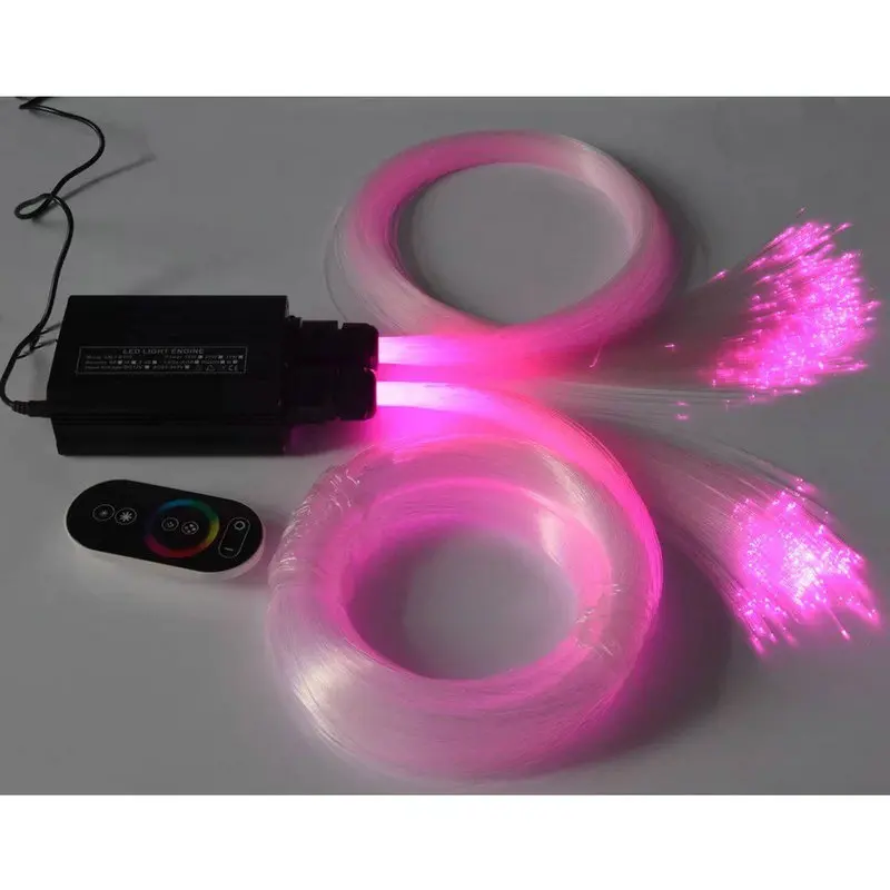 32W RGB LED Fiber Optic Engine Driver double head Ceiling star Light Generator 2 output+RF touch Remote controller | Лампы и освещение