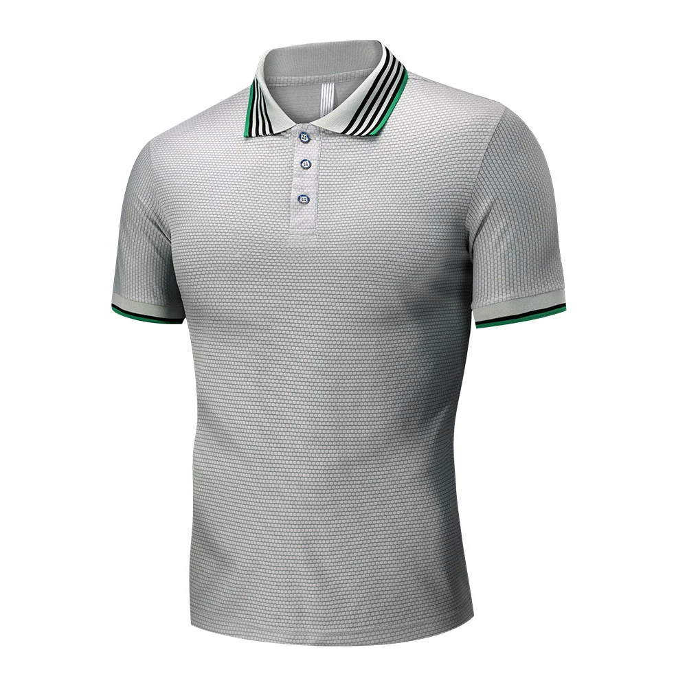 Мужские летние рубашки поло 2019 Брендовые мужские модные хлопковые с коротким