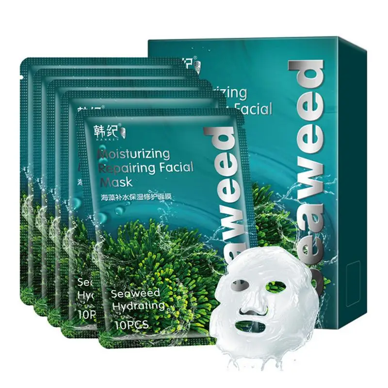 Листы из морских водорослей для подтяжки кожи лица|Средства ухода и маски| |