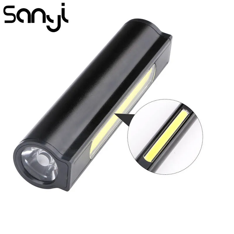 SANYI 3800LM портативное освещение фонарик фонарь usb зарядка встроенный аккумулятор Кемпинг Охота лампа 3 режима фонарь