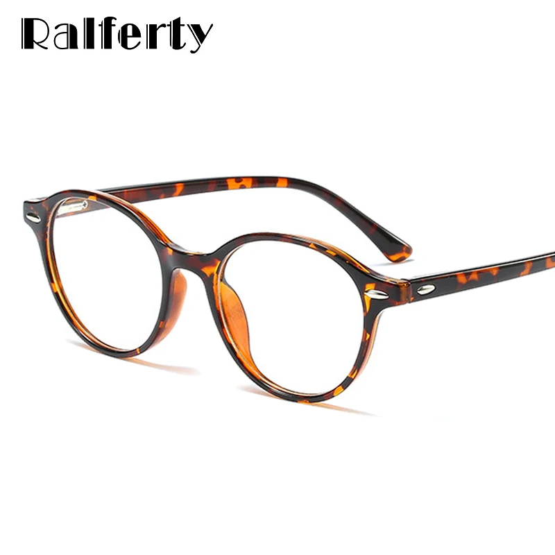 Ralferty 2019 ретро круглая оправа для очков женские прозрачные очки украшенные