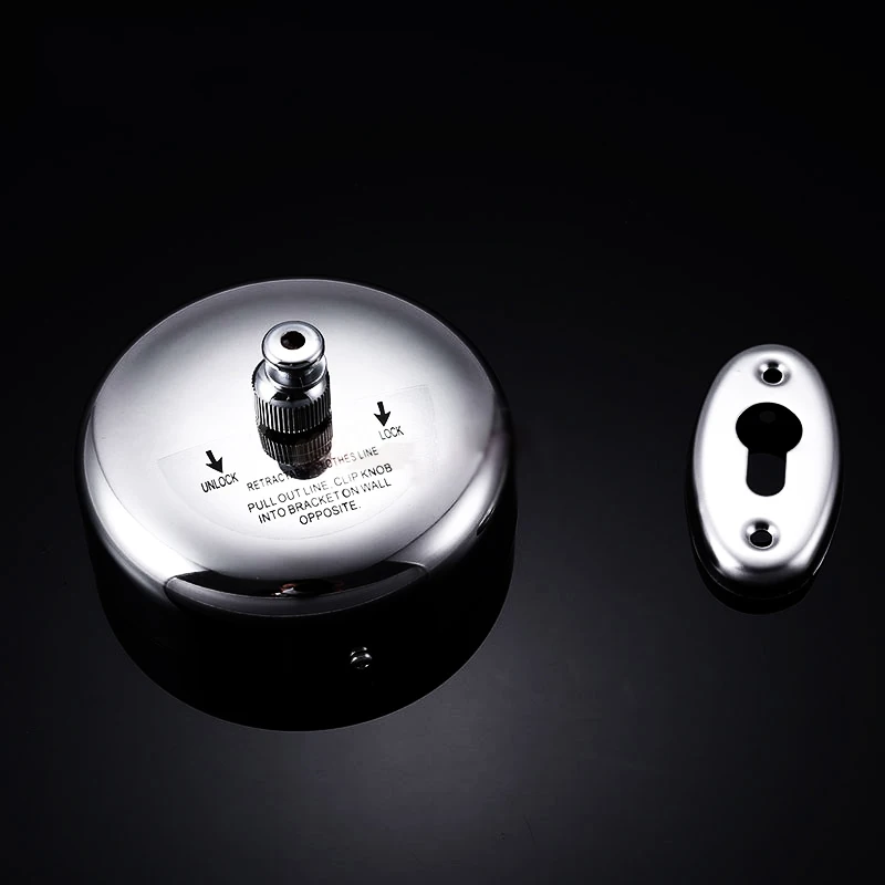 Нержавеющая сталь настенный бельевой Регулируемый Прачечная вешалки стойки