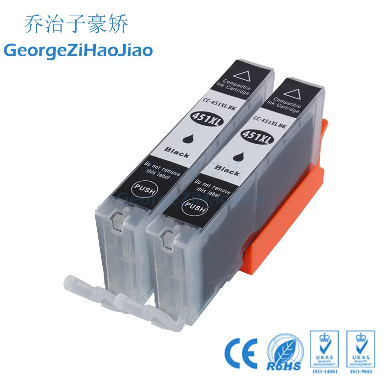 2 шт. 450XL картридж с чернилами Compitalbe для Canon PIXMA IP7240 MG5440 MG5540 MG5640 MX924 MX724 IX6840