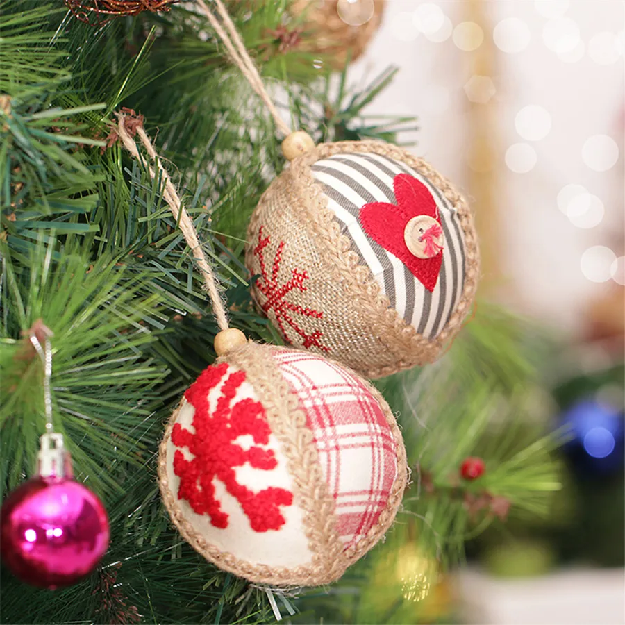 2 шт./компл. новогодние шары елочные украшения висит Xmas новогоднее | Декоративные шары -32895212330