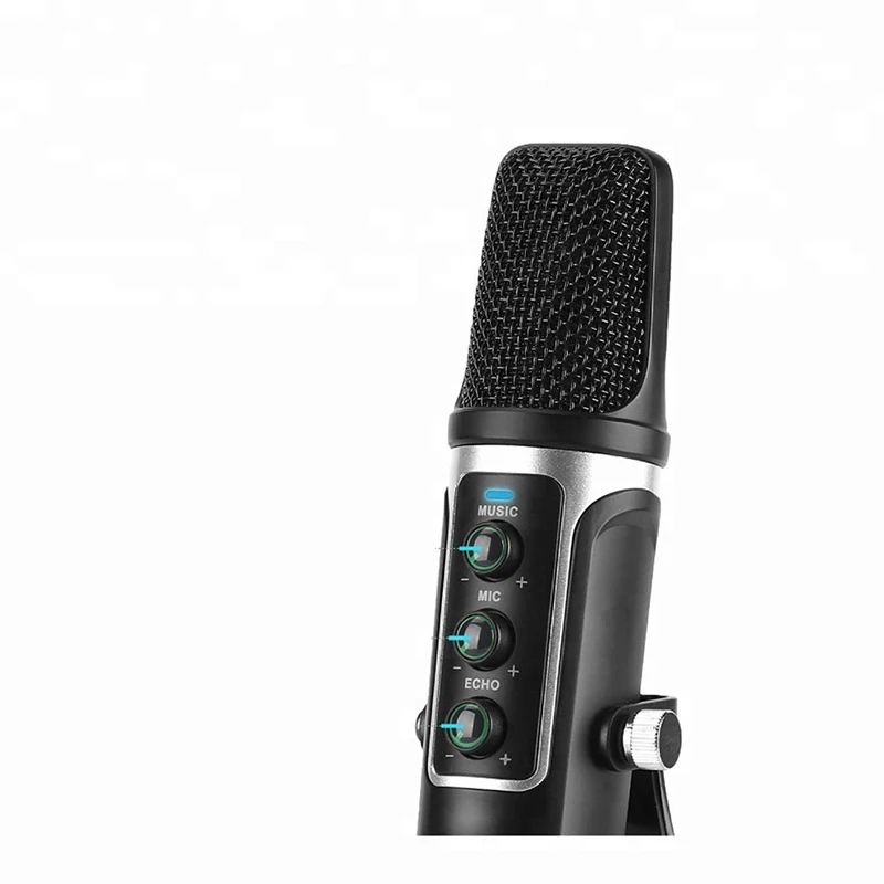 FELYBY USB конденсаторный микрофон поставляется со звуковой картой Компьютер