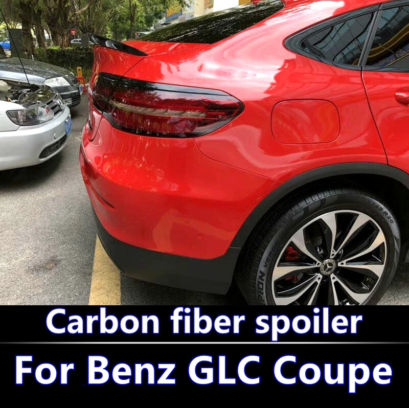 Спойлер для Mercedes GLC Class Coupe GLC300 GLC250- для Benz GLC43 GLC260 спойлер из углеродного волокна для заднего крыла автомобиля