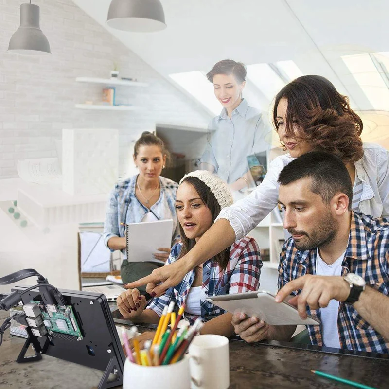 7 дюймовый ЖК дисплей для акриловый кронштейн чехол свяжитесь Экран Чехол