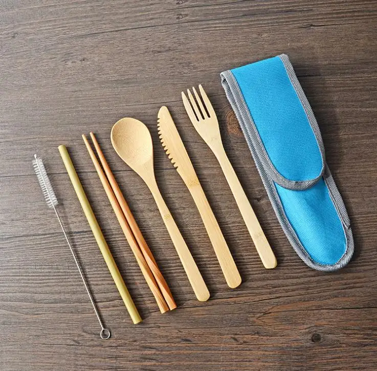 Harga 100 Set Bambu Sendok Garpu Set Dapat Digunakan Kembali Piknik Outdoor Sendok Garpu Set Perjalanan Peralatan Jerami Sendok Pisau Garpu Sendok Sikat SN1808