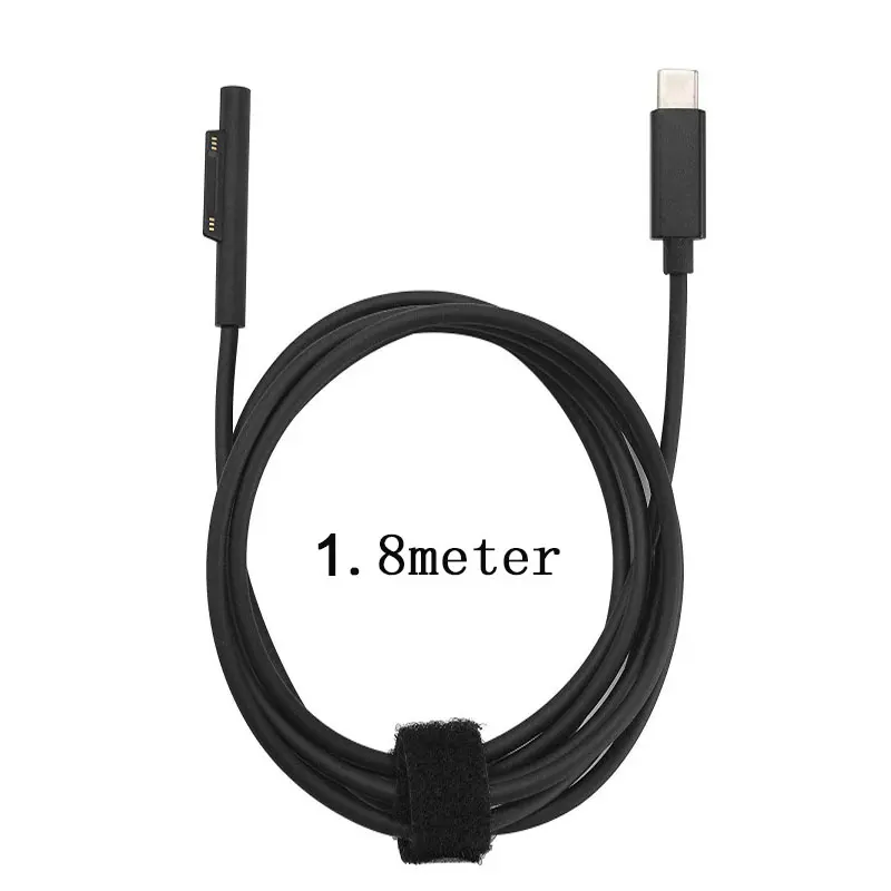 Ingelon планшет зарядное устройство Кабель 1,8 м 10 шт. usb type C 15 В зарядка PD кабели для microsoft Surface Pro 5/Pro 6/Book Go