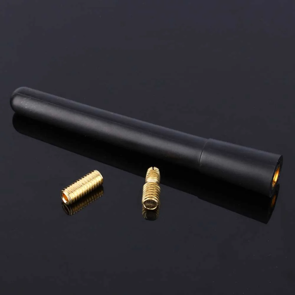 Автомобильная короткая антенна черного цвета AM/FM радио мачта винтового типа