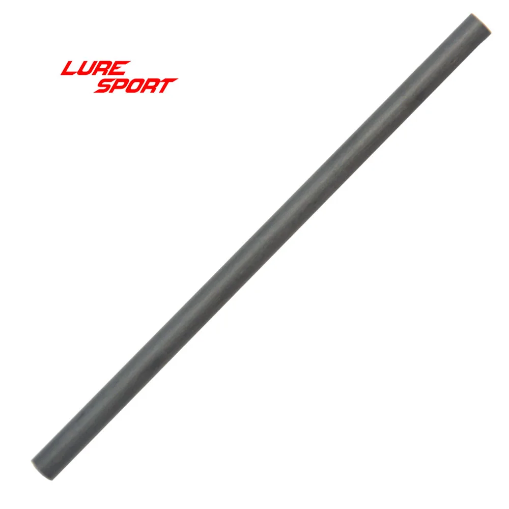 LureSport 4pcs 8pcs128mm OD4.5mm-12mm Solid Carbon Cylinder Spogit Blank Connecting Rod Building Component Rod DIY Repair