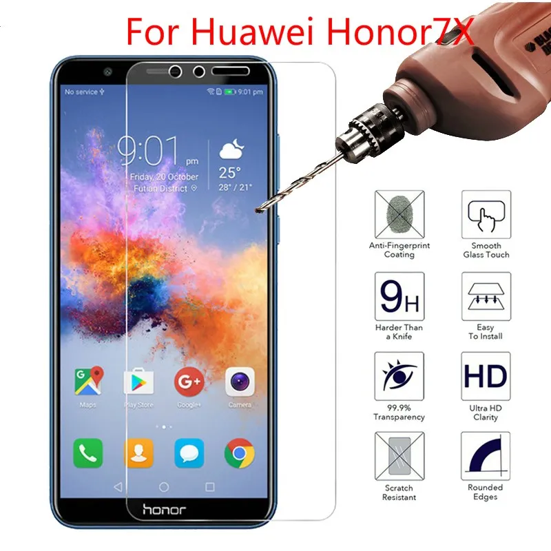 9H 2.5D 0 26 мм закаленное стекло для Huawei Honor 7X BND L21 L22 L24 AL10 TL10 защитный чехол экрана