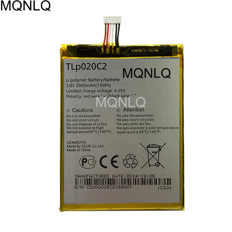 100% литий полимерный аккумулятор TLp020C2 для TCL S950 Alcatel One Touch Idol X OT6040 6040 6040D 6040E 6040A 6037/Y