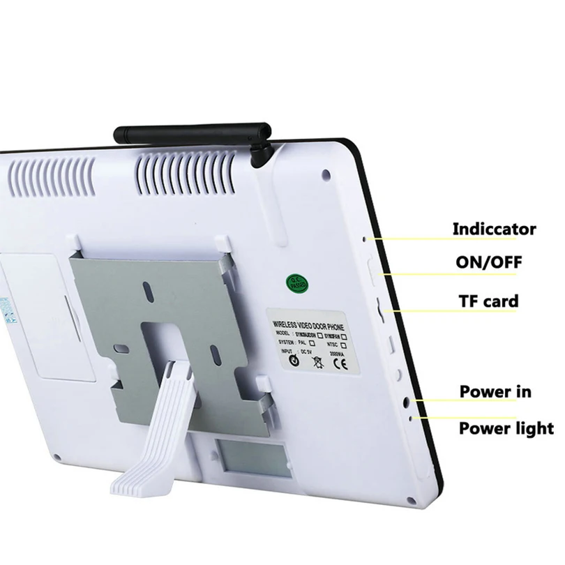 Беспроводной видеодомофон с сенсорным экраном 9 дюймов система записи дверного