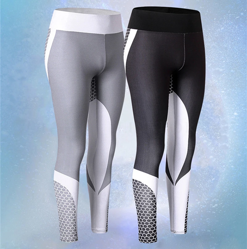 Для женщин пикантные штаны для йоги печатные Dry-Fit спортивный плотный эластичный Фитнес тренажерный зал брюки тренировки работает плотно спортивные леггинсы женские брюки