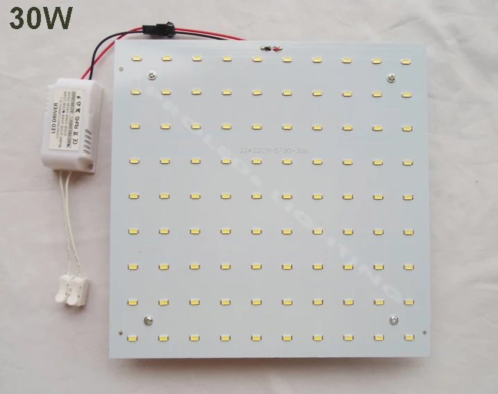 Новое поступление поделки Наборы 5730SMD 20 Вт 30 40 светодиодный Панель Квадратная