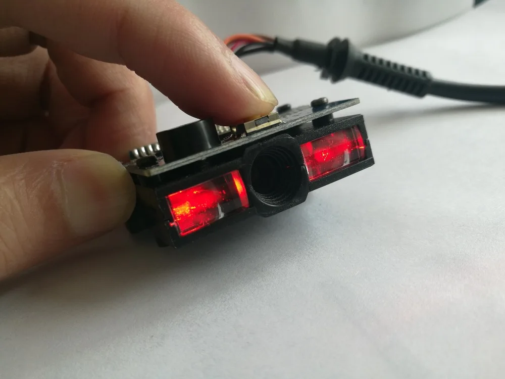 1D красный светодиод дальнее сканирование расстояние OEM считыватель