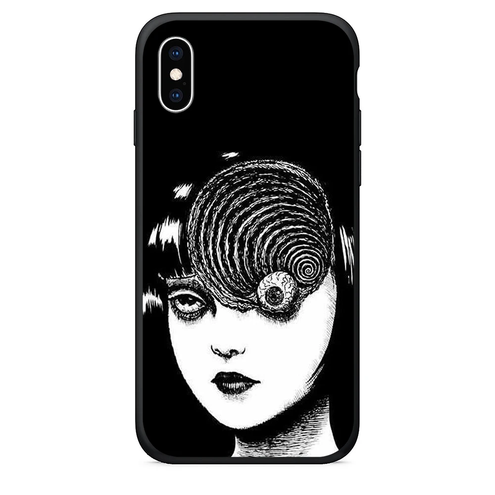 Ghostly Мягкий ТПУ милый Задний защитный чехол для телефона 6s Чехол черный