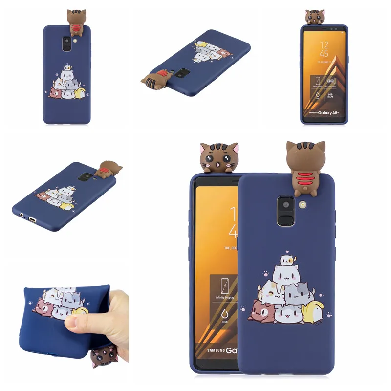Модный Роскошный 3D милый мультяшный чехол для телефона Samsung J3 J5 J7 2016 A3 A5 A7 2018 A8 A6 plus