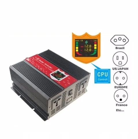 Интеллектуальный ЖК экран цифровой дисплей Новый дизайн 3000 Вт DC12V к AC220v изменения