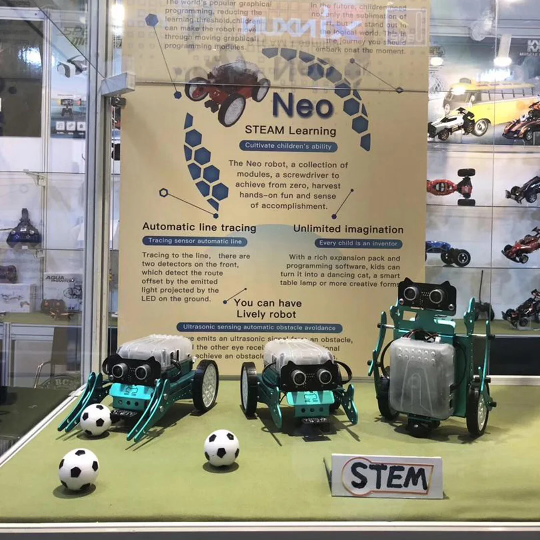 3-в-1 DIY Neo программирования царапин интеллигентая(ый) обходом препятствий «Робокар Поли» комплект программируемый игрушка для мальчиков студентов высокое качество